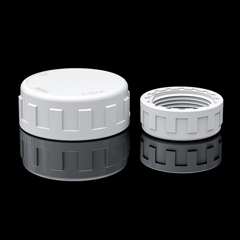 Drain Pipe Clip - PVC-Rohrverschlusskappe (weiblich) 20-60mm, weiß, verschraubbar, für