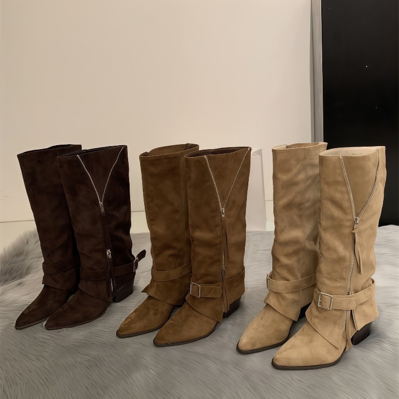 Damenstiefel aus Vintage-Wildl – Pipe Bending Spring Bewertung und Preis