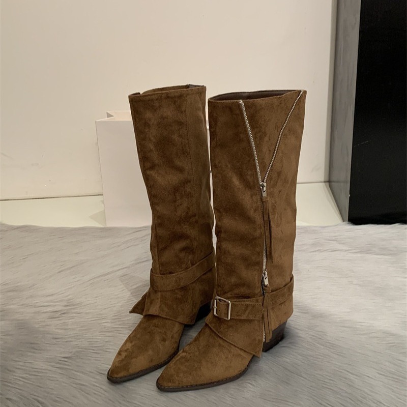 Damenstiefel aus Vintage-Wildl – Pipe Bending Spring Bewertung und Preis